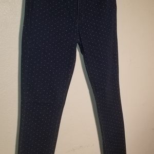 Paige Women's Verdugo Ankle Distresed  Denim Jeans S 27 Dark Blue Geometric Pat